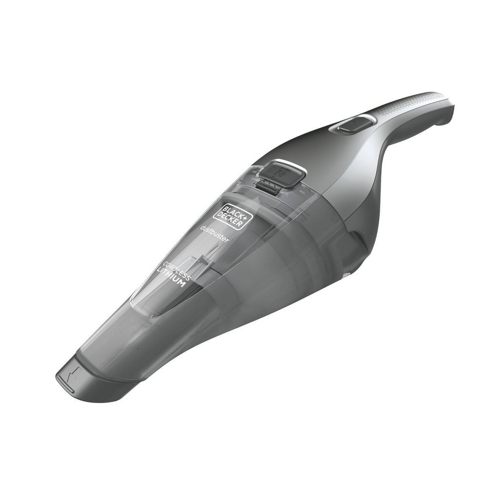 Black & Decker 1595297 Foam Sleeve Compact Bagless Cordless Hand Vacuum - Gray