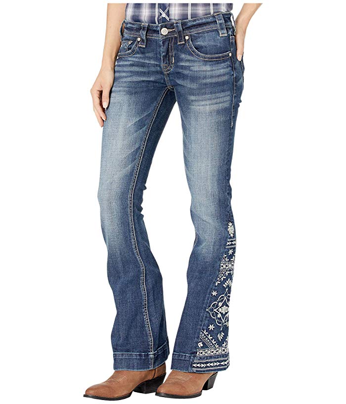 Rock and Roll Cowgirl Trousers Jeans in Medium Vintage W8-1021 (Medium Vintage) Women's Jeans