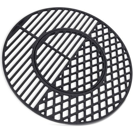 8835 Cast Iron Grill Grate Replacement Gourmet BBQ System for Weber 22 Inch Kettle  Performer & Charcoal Grills  21.5 Inch