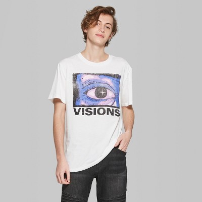 Men's Short Sleeve Boxy Graphic T-Shirt - Original Use White L thumbnail