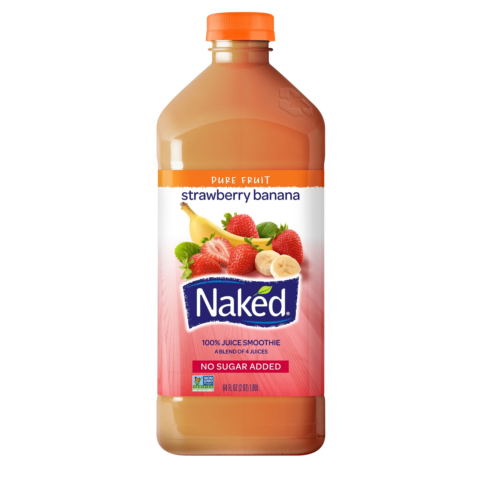 Naked Juice Smoothie Strawberry Banana 64 Oz thumbnail