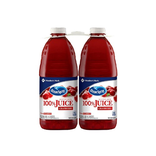 100% BLENDED JUICES, CRANBERRY