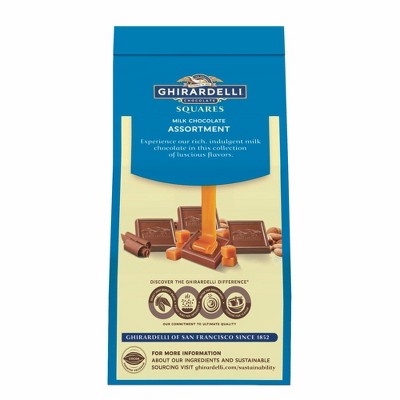 Ghirardelli Premium Milk Assortment Chocolate Squares - 5.66oz thumbnail