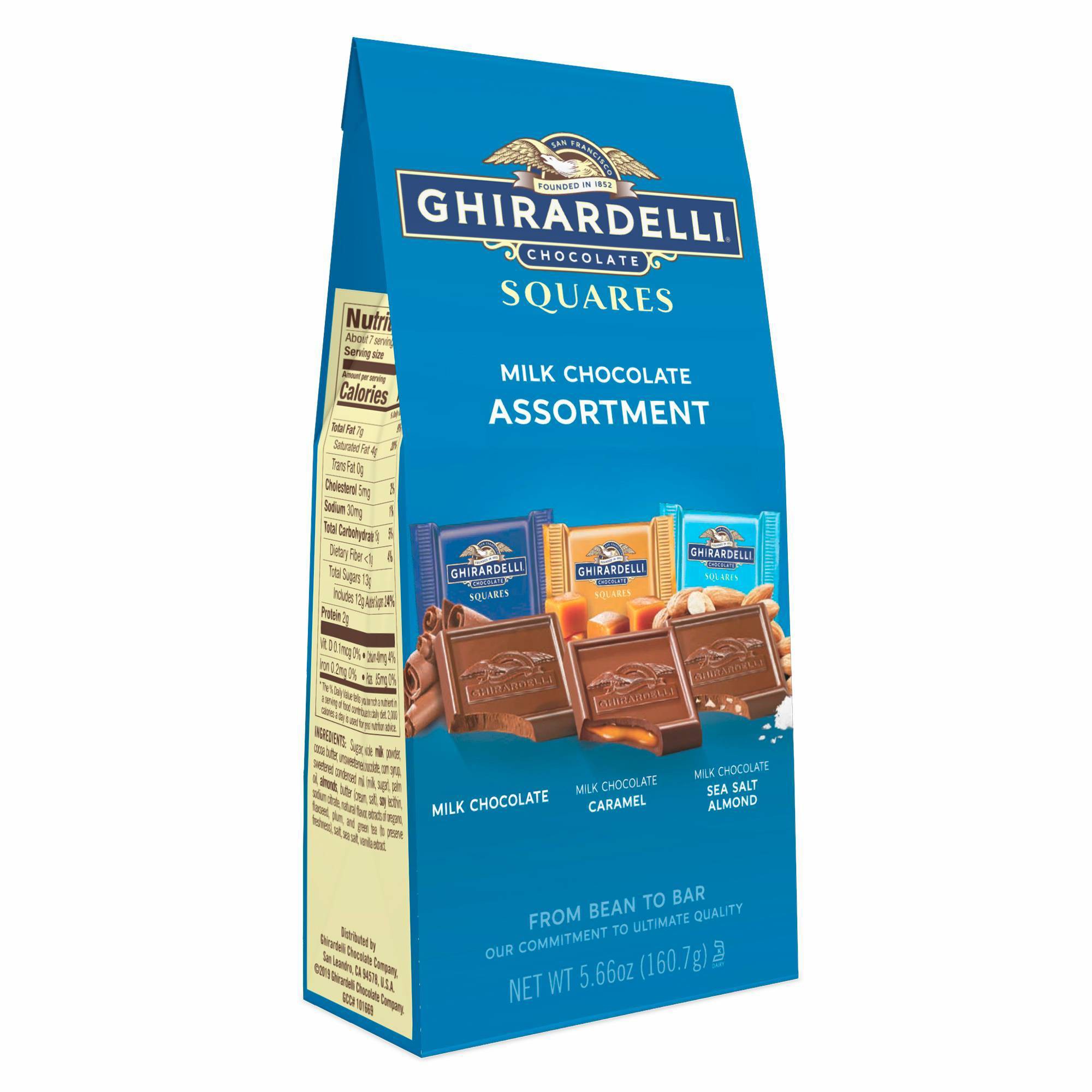 Ghirardelli Premium Milk Assortment Chocolate Squares - 5.66oz thumbnail