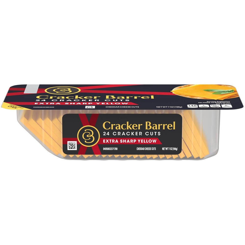 Cracker Barrel Cracker Cuts Extra Sharp Cheddar Cheese - 24ct/7oz