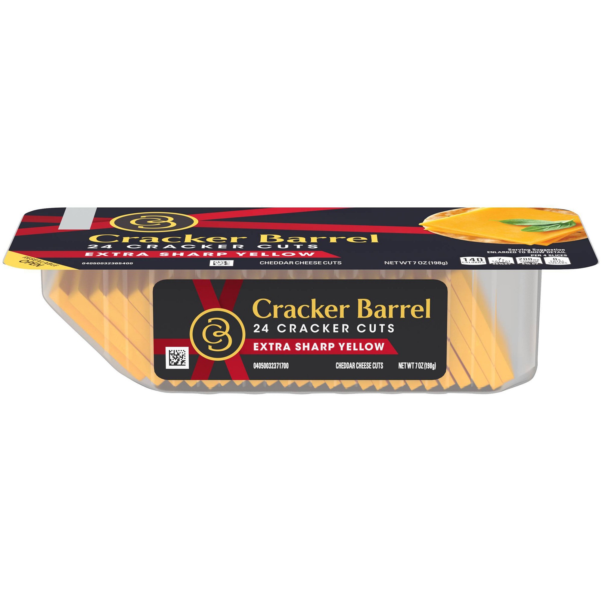 Cracker Barrel Cracker Cuts Extra Sharp Cheddar Cheese - 24ct/7oz thumbnail
