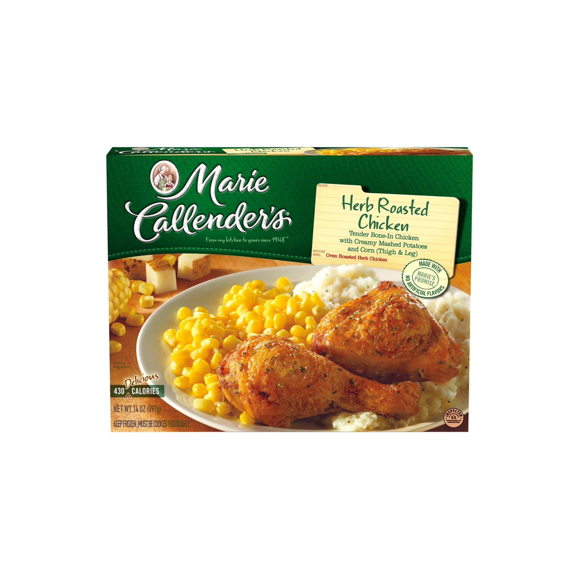 Marie Callenders Herb Roasted Frozen Chicken Dinner - 14oz thumbnail
