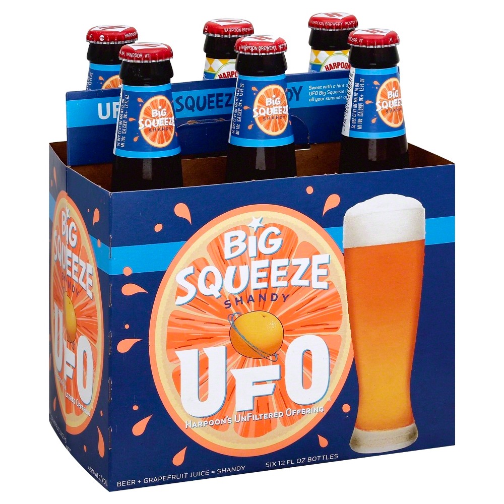 Harpoon UFO Big Squeeze Shandy Beer - 6pk/12 Fl Oz Cans