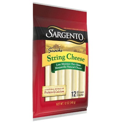 Sargento Mozzarella String Cheese Snacks - 12ct thumbnail
