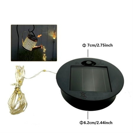 Qianying Star Shower Watering Can Lights - Waterproof Solar Garden Decor LED Art Lamp - Outdoor String Fairy Lights with Bracket for Home Path Patio Y