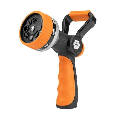 HydroTech Heavy Duty 8-Pattern Fireman S Hose Nozzle