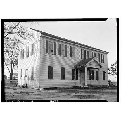Historic Print  Masonic Hall  U.S. Highway 84 (moved from AL  Claiborne)  Perdue Hill  Monroe County  AL  16  X 20