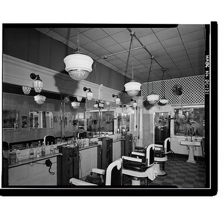 Historic Print  Barber Shop  3251 M Street Northwest  Washington  District of Columbia  DC - 2  18  X 24
