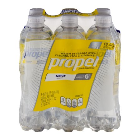 Propel Fitness Water Flavored Water, Lemon, 16.9 Oz., 24/Carton