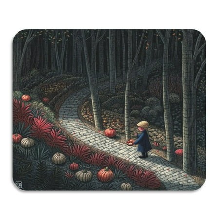 Autumn Path Diatomaceous Earth Water Absorbent Mat  Anti-Slip Rubber Backing  23.6  X 19.7