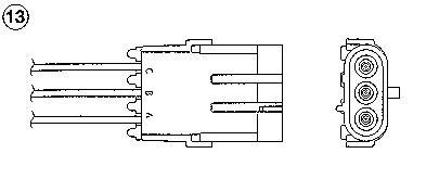 NGK OZA55-R3 0134 Lambda Sensor NTK Oxygen O2 Exhaust Probe OZA55R3