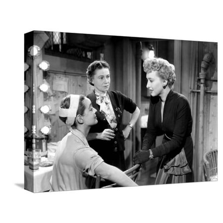 Art.com All About Eve  Bette Davis  Thelma Ritter  Celeste Holm  1950 Stretched Canvas Print Wall Art  16  X 12