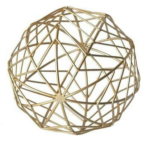 Cheung S 4804S 7 in. Dia. Gold Metal Orb