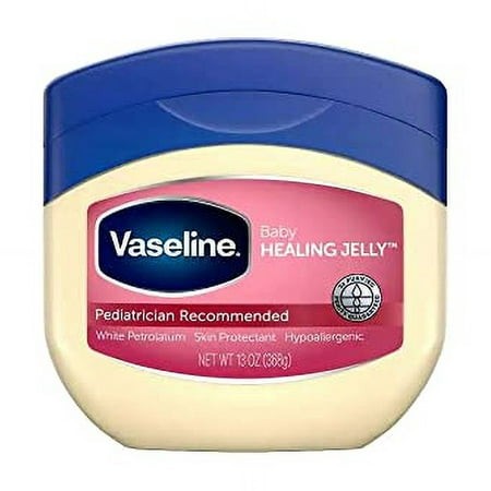 Vaseline 100% Pure Petroleum Jelly  Baby Skin Protectant  13 Oz Pack of 4