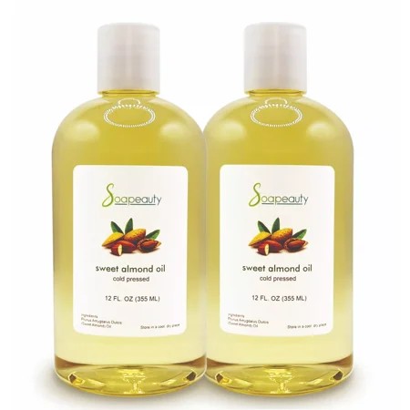 Sweet Almond Oil Carrier Cold Pressed Refined Natural 100% Pure 24 Oz