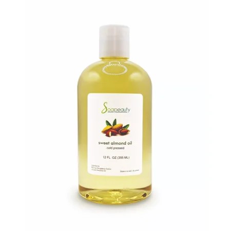 Sweet Almond Oil Carrier Cold Pressed Refined Natural 100% Pure 12 Oz