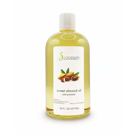 Sweet Almond Oil Carrier Cold Pressed Refined Natural 100% Pure 16 Oz