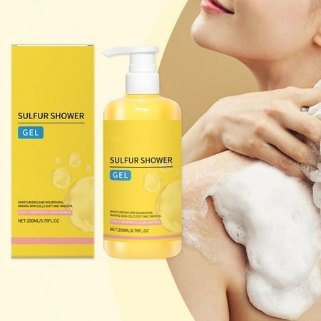Clearance Sale! Sulfur Oil Control Body Wash  Body Wash for Sensitive Skin  Mild Gentle Hydrating Cleanser  Hypoallergenic Body Wash for Men and Women