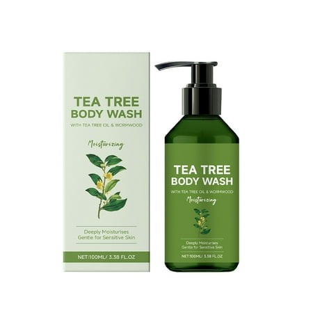 DXOUPM Tea Tree Body Wash Women Moisturizing Sensitive Skin Body Wash 3.38 Oz
