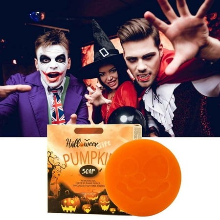 Moisturizing Pumpkin Soap Bar Face Body Cleanser with Natural Ingredients Gentle for Sensitive Skin Promotes Hydration Effective Foam for Soft Glossy 