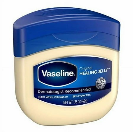 Vaseline Original Healing Jelly 100% White Petrolatum Skin Protectant  1.75 Oz. Packaging May Vary