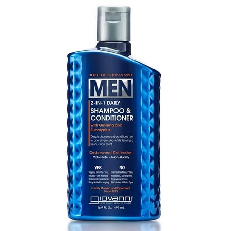 2-in-1 Daily Body Wash & Cleanser  16.9 Oz.  with Ginseng and   Deeply Cleanses & Moisturizes for Hydrated Skin  Vegan-Friendly  Cedarwood Collection