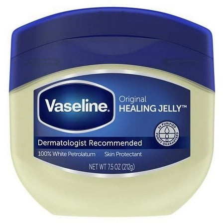 Vaseline Petroleum Jelly for Dry Cracked Skin and Eczema Relief Original 7.5 Oz Packaging May Vary - Pack of 2