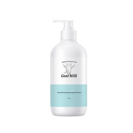 Goat Milk Body Wash Gentle Silk Soft Foaming Milk Bath Moisturizing Body Cleanser for All Skin