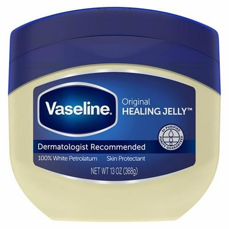 Vaseline Healing Jelly Original White Petroleum Jelly Protectant for Dry Cracked Skin and Eczema Relief Pure Petroleum Jelly 13 Oz - Pack of 2