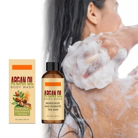 CZESTPYAKE Clearance Nut Oil Shower Gel - Moisturizing Body Wash  Refreshing Cleanser for Dry Skin  Sulfate-Free Formula  100ml