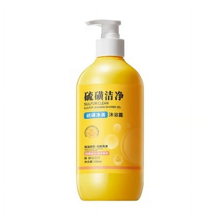 Eqwljwe Sulphur Body Wash,sulfur Body Wash Cleanser,purify,clarify,refresh-Deep Cleansing for Clear & Moisturizes Skin,enjoy Soothing Shower Experienc