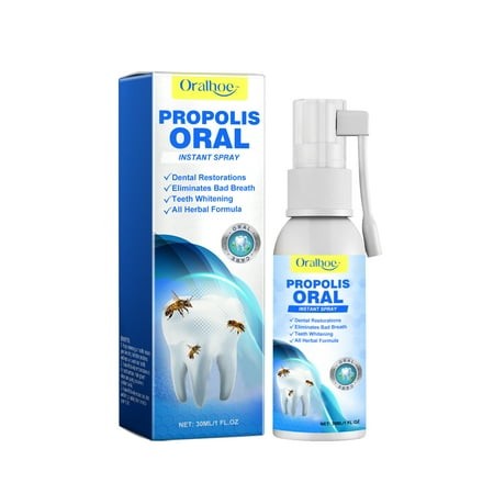 Oralhoe Propolis Oral Care Spray Teeth Cleaning Gum Protection Fresh Breath Oral Care Spray