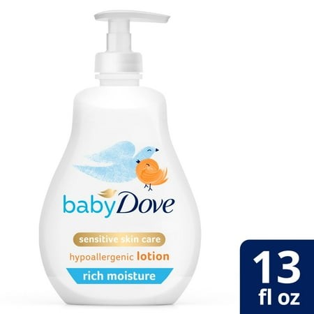 Dove Sensitive Skin Care Rich Moisture Body Lotion  13 Fl Oz (Package May Vary)