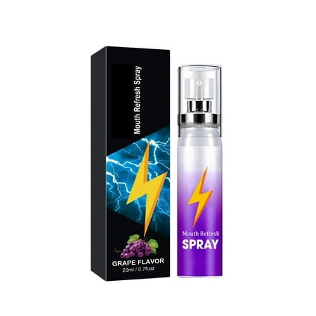 Fresh Breath Natural Mint Mouth Spray - 33g Portable Oral Care for Bad Breath  Dry Mouth & Lasting Freshness with Propolis & Mint Extracts