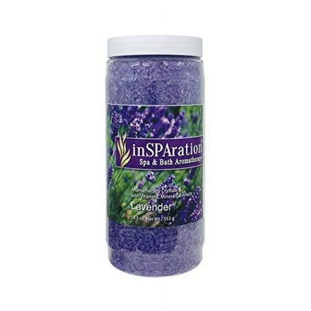 InSPAration 7463 Lavender Crystals-Epsom Salts  19 Oz  Purple