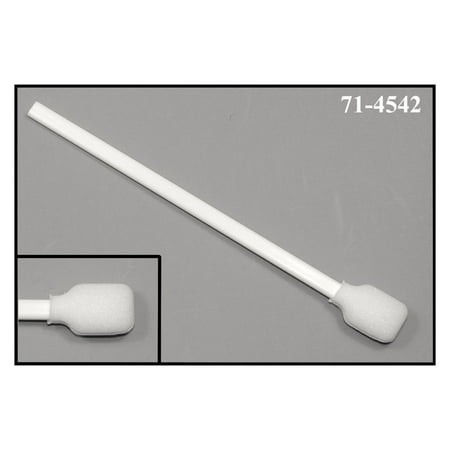(Bag of 50 Swabs) 6  Square Mitt Foam Swab for Electronics  Printers  and Cleaning by : 71-4542