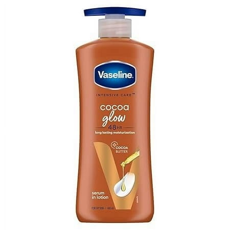 Vaseline Intensive Care Cocoa Glow Body Lotion  24 Hr Nourishing Lotion with 100% Cocoa 400 ML