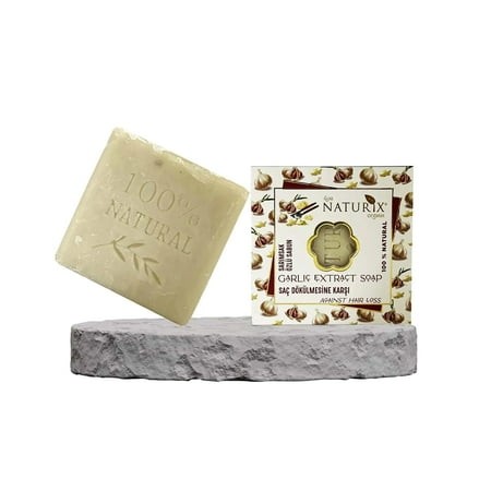 LIMOPA Black Garlic Organic DMF15 Bar Soap Moisturizing Soap Made from Natural Oil | Hair Hand Face Body Bath Wash | Skin Care Cleanser Shampoo