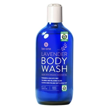 Certified Organic Lavender Body DMF15 Wash by Be-One - Sulfate Free - Moisturizing - Sensitive Skin - All Natural - Organic Soap - for Men & Women - G