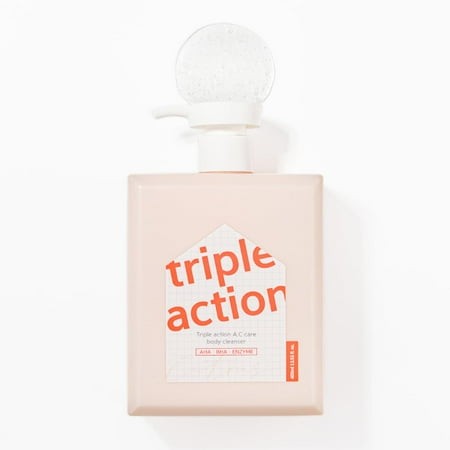 PONGDANG Triple Action Acne DMF15 Care Body Cleanser | Plant-derived BHA | Body Wash for Acne-Prone  Sensitive  & Irritated Skin | Gentle Exfoliator f