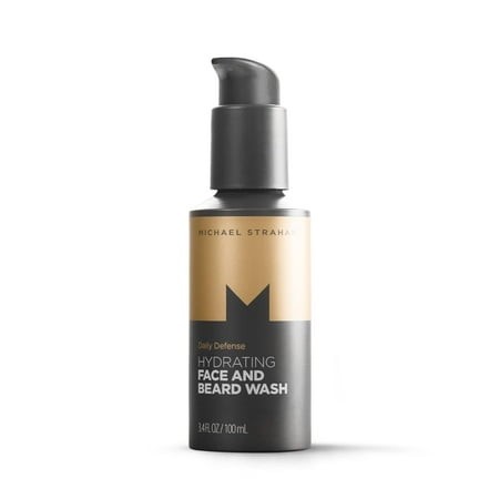 Michael Strahan Hydrating Face BCA3 and Beard Wash Men’s Grooming and Skincare for Dry  Sensitive Skin | Moisturizing  Refreshing  Facial Cleanser |