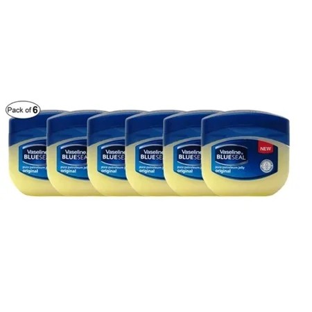 Vaseline %100 Hypoallergenic Petroleum Jelly Original 1.7 Oz (Pack of 6)