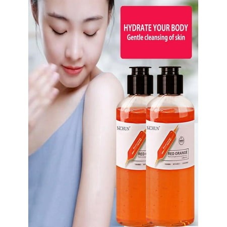 AFUADF Moisturizing Orange Body Wash Perfume 300ml  Lasting 72 Hours of Humidity and Hydration Body Wash Safe for Sensitive Skin