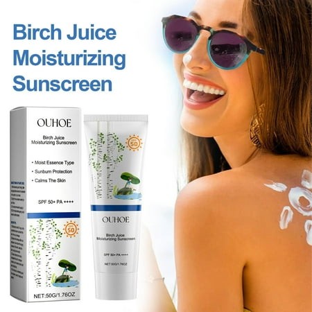 Shower Gel Body Wash Birch Moisturising Sunscreen 50+ PA++++ 50 Ml Wash  Refreshing  Moisturizing Daily Body Cleanser Soothes Itchy and Dry Skin Showe