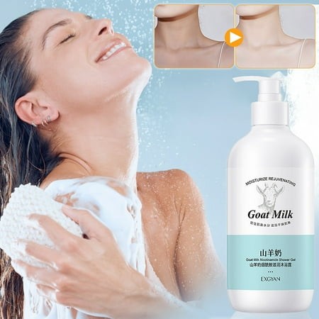BGZLEU Premium Goat Milk Body Wash Original for Smooth Sensitive Skin  Non-Irritation Mostiurizing PH Balancing Body Cleanser with Herb Pure Complex